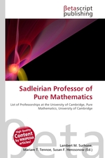 Sadleirian Professor of Pure Mathematics