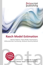 Rasch Model Estimation