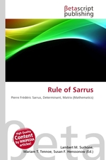 Rule of Sarrus