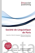 Societe de Linguistique de Paris