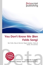 You Dont Know Me (Ben Folds Song)