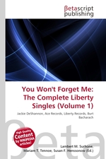 You Wont Forget Me: The Complete Liberty Singles (Volume 1)