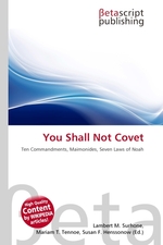 You Shall Not Covet