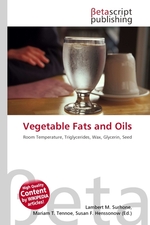 Vegetable Fats and Oils