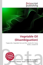 Vegetable Oil (Disambiguation)