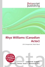 Rhys Williams (Canadian Actor)