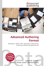 Advanced Authoring Format