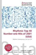 Rhythmic Top 40 Number-one Hits of 2001 (USA)