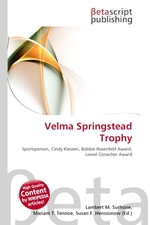 Velma Springstead Trophy
