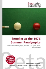 Snooker at the 1976 Summer Paralympics