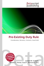 Pre-Existing Duty Rule