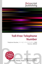 Toll-Free Telephone Number