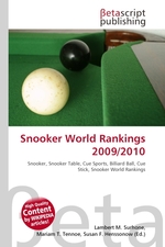 Snooker World Rankings 2009/2010