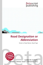 Road Designation or Abbreviation