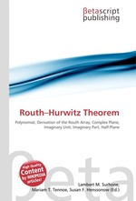 Routh–Hurwitz Theorem