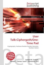 User Talk:Ciphergoth/One-Time Pad