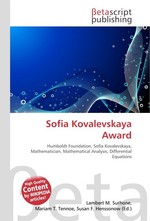 Sofia Kovalevskaya Award