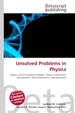 Unsolved Problems in Physics