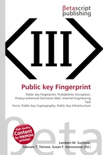 Public key Fingerprint