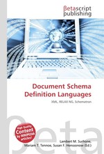 Document Schema Definition Languages