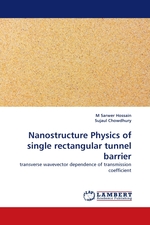 Nanostructure Physics of single rectangular tunnel barrier. transverse wavevector dependence of transmission coefficient