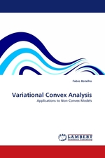 Variational Convex Analysis. Applications to Non-Convex Models