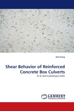 Shear Behavior of Reinforced Concrete Box Culverts. In SI and Customary Units