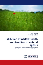 Inhibition of platelets with combination of natural agents. Synergistic effects of antiaggregants