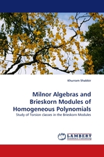 Milnor Algebras and Brieskorn Modules of Homogeneous Polynomials. Study of Torsion classes in the Brieskorn Modules