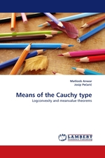 Means of the Cauchy type. Logconvexity and meanvalue theorems