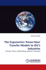 The Ergonomics Know-How Transfer Models to IDCs Industries. Concept, Theory, Methodology, Method, Technique