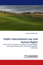 Public International Law and Human Rights. System of the European Convention on Human Rights, with regard of Exhaustion of Domestic Remedies in Abkhazia