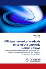 Efficient numerical methods to compute unsteady subsonic flows. A new refinement strategy for grid adaptation and a tailored Jacobian-free Newton-Krylov algorithm for unsteady flow problems