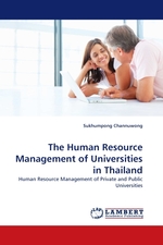 The Human Resource Management of Universities in Thailand. Human Resource Management of Private and Public Universities