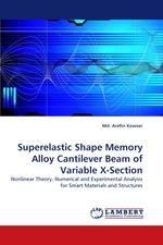 Superelastic Shape Memory Alloy Cantilever Beam of Variable X-Section. Nonlinear Theory, Numerical and Experimental Analysis for Smart Materials and Structures