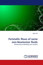 Peristaltic flows of some non-Newtonian fluids. Mathematical Modeling and Analysis