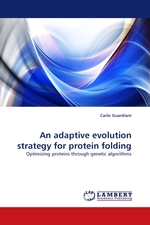 An adaptive evolution strategy for protein folding. Optimizing proteins through genetic algorithms
