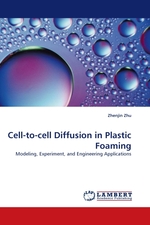 Cell-to-cell Diffusion in Plastic Foaming. Modeling, Experiment, and Engineering Applications