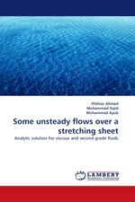 Some unsteady flows over a stretching sheet. Analytic solution for viscous and second grade fluids
