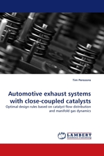 Automotive exhaust systems with close-coupled catalysts. Optimal design rules based on catalyst flow distribution and manifold gas dynamics