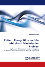 Pattern Recognition and the Whitehead Minimization Problem. Exploratory data analysis in abstract algebra: mathematical structure discovery through experiment