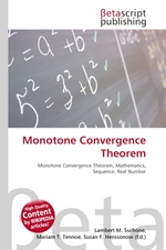 Monotone Convergence Theorem