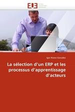 La s?lection dun ERP et les processus dapprentissage dacteurs