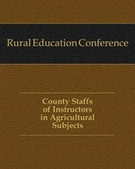 County Staffs of Instructors in Agricultural Subjects