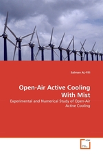 Open-Air Active Cooling With Mist. Experimental and Numerical Study of Open-Air Active Cooling