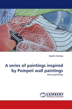 A series of paintings inspired by Pompeii wall paintings. xenia paintings