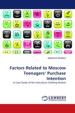 Factors Related to Moscow Teenagers Purchase Intention. A Case Study of the Subculture Clothing Market