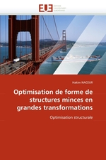 Optimisation de forme de structures minces en grandes transformations. Optimisation structurale