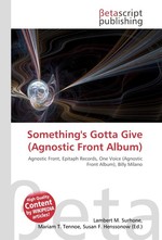 Somethings Gotta Give (Agnostic Front Album)