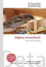 Afghan Snowfinch